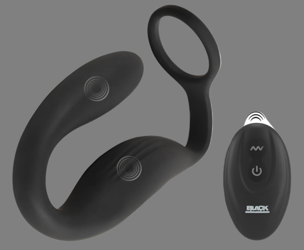 Cock ring with RC butt plug