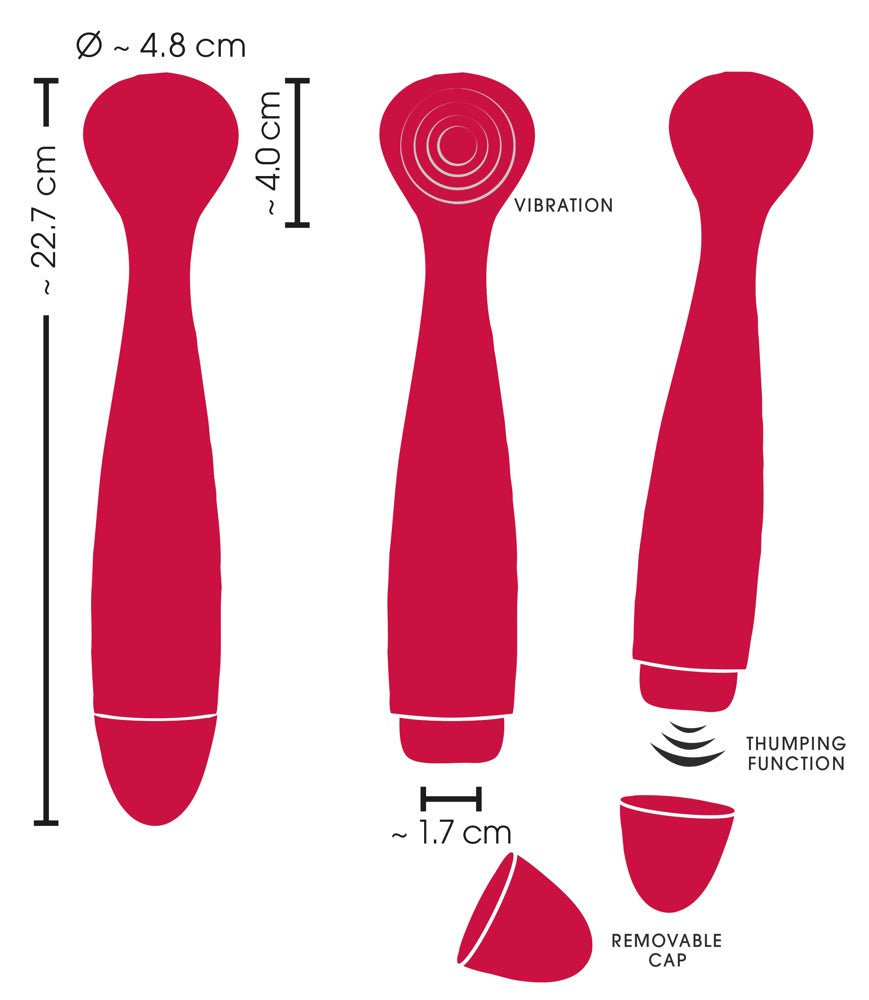 Thumping Massage Wand - Sweet Smile