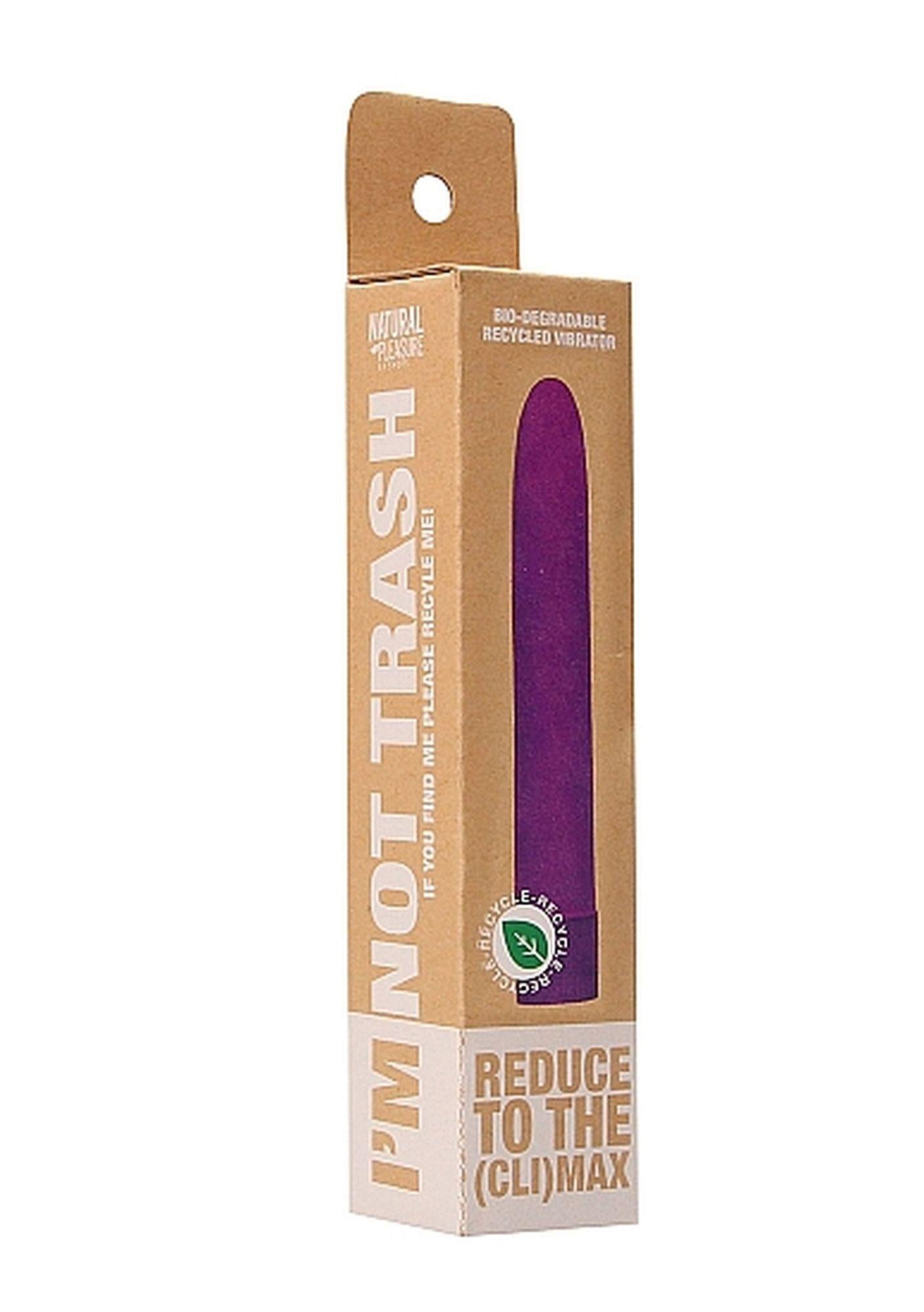 Biodegradable 7'' Vibrator Purple