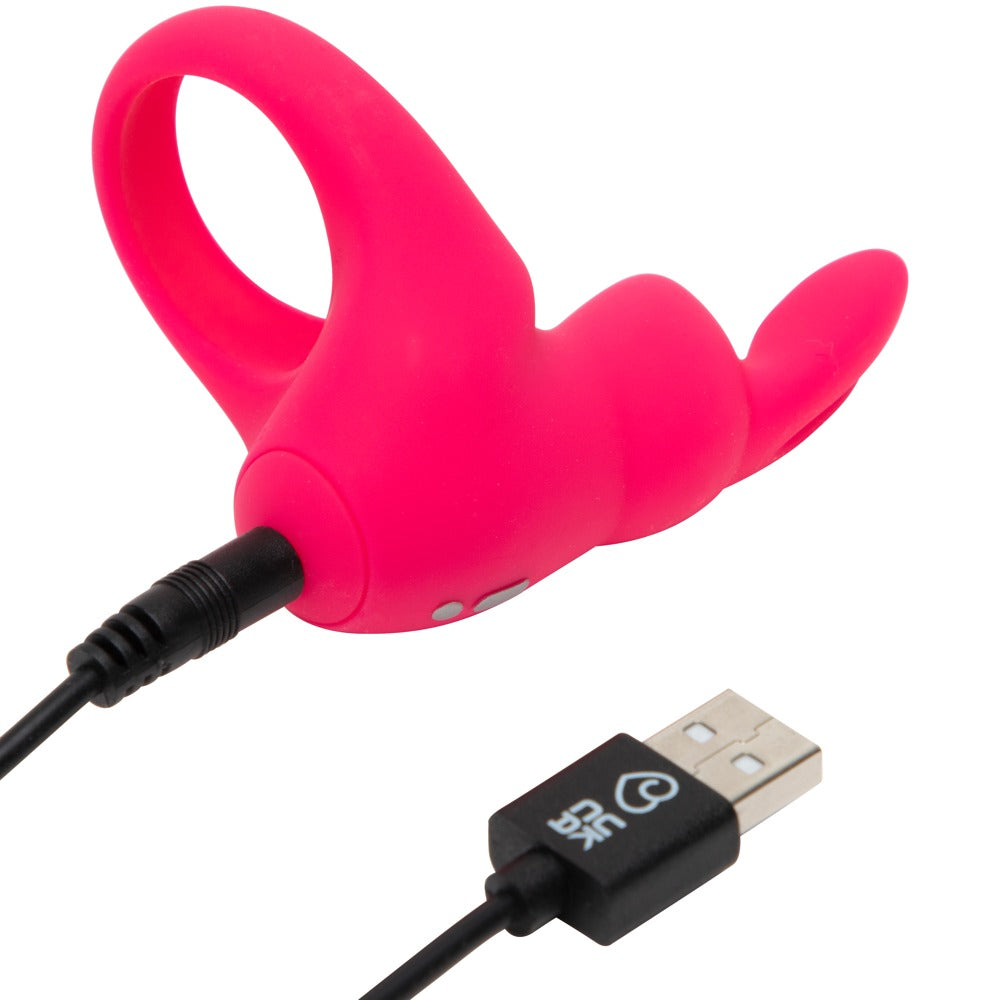Happy Rabbit - Rechargeable Vibrating Rabbit Cock Ring Pink