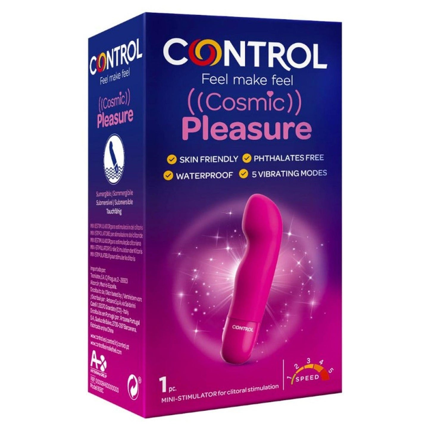 Control Cosmic Pleasure Mini Vibrator