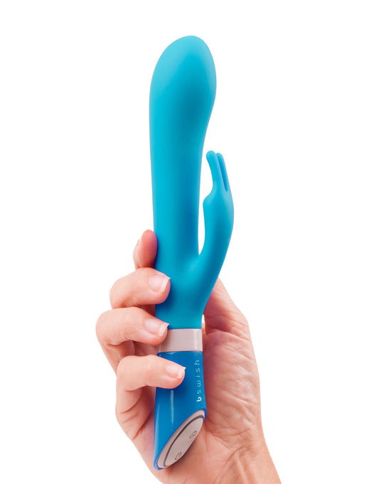 B Swish - Bwild Deluxe Bunny Rabbit Vibrator Blue