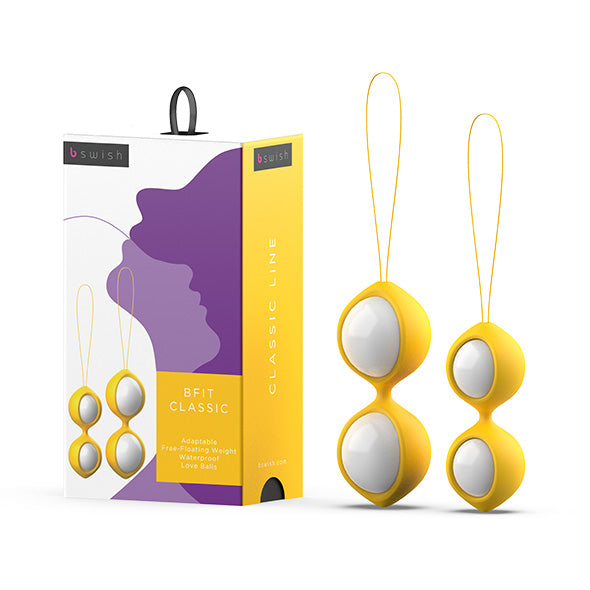 B Swish - Bfit Classic Kegel Balls Yellow