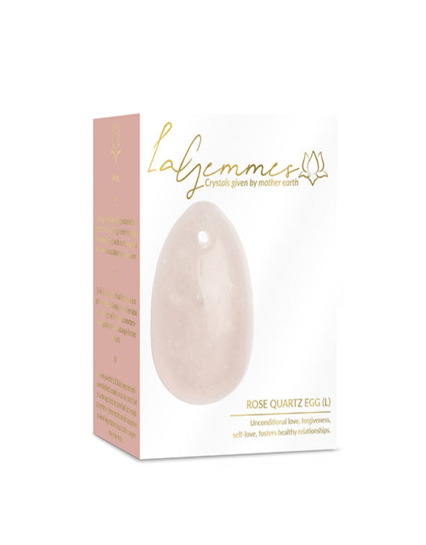 La Gemmes - Yoni Egg Rose Quartz Large