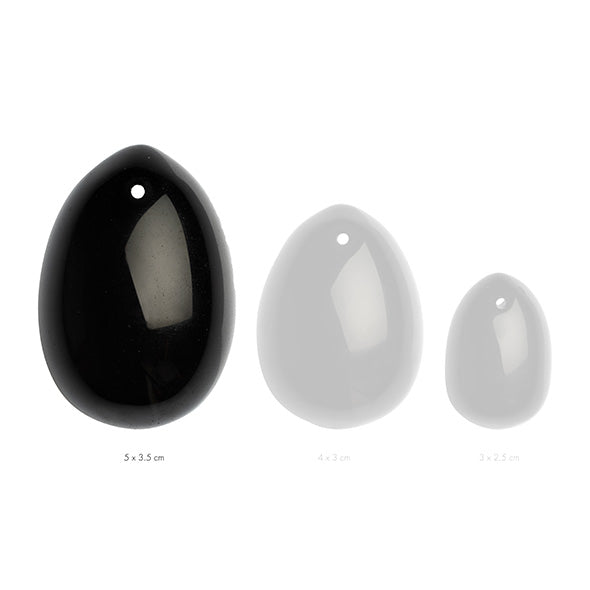 La Gemmes - Yoni Egg Black Obsidian Large