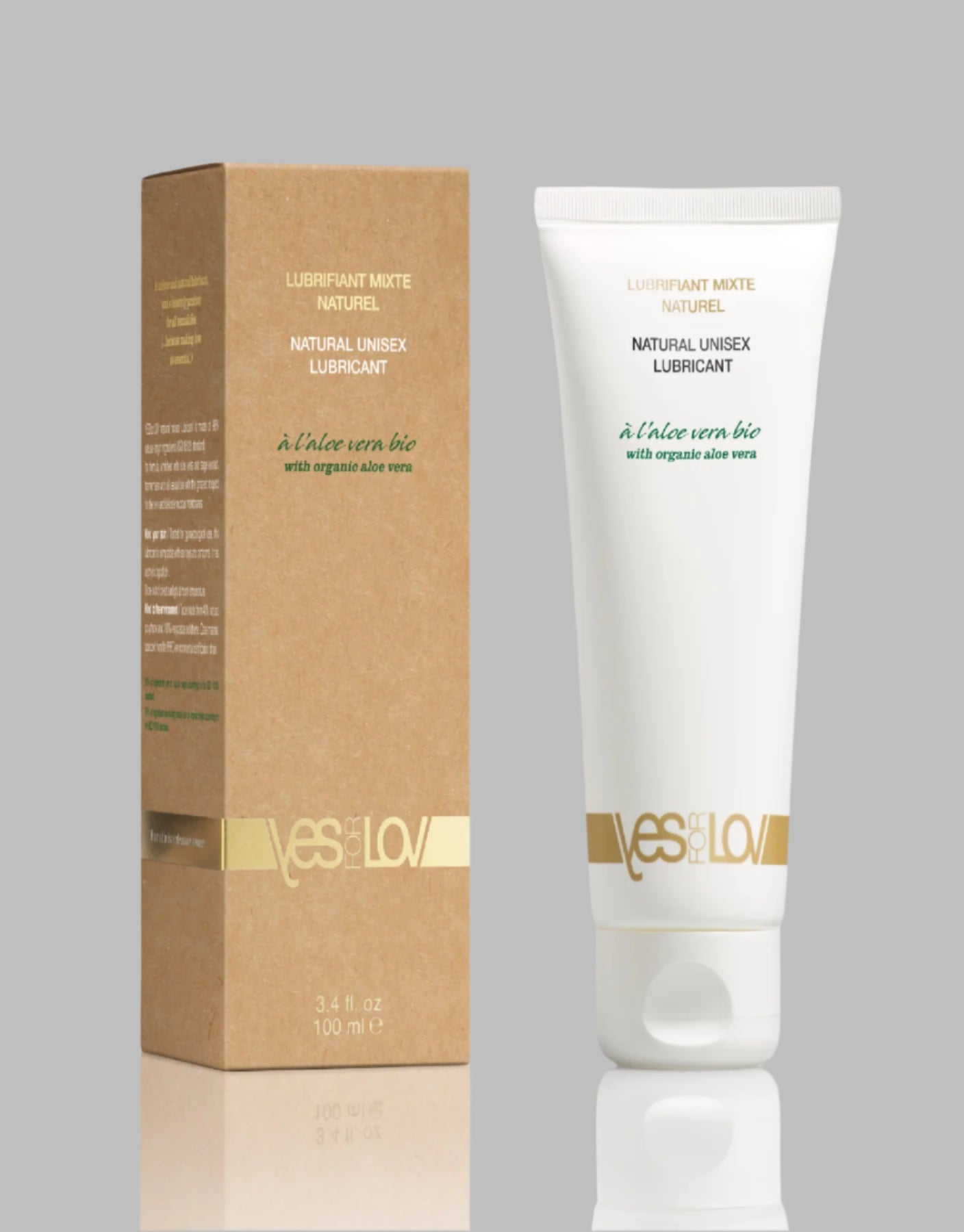 Yes for Lov - Natural Unisex Lubricant with Organic Aloe Vera 100 ml