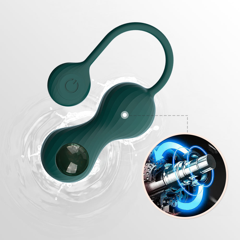 Magic Motion - Crystal Duo Smart Kegel Vibrator with Weight Green