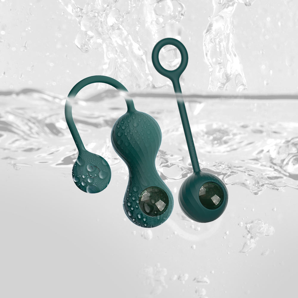 Magic Motion - Crystal Duo Smart Kegel Vibrator with Weight Green